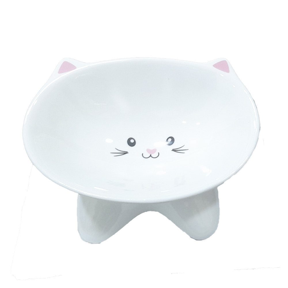 Nutrapet Ceramic Podium Food Bowl for Cats