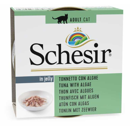 Schesir Cat Food Tuna With Algae in Jelly 85g
