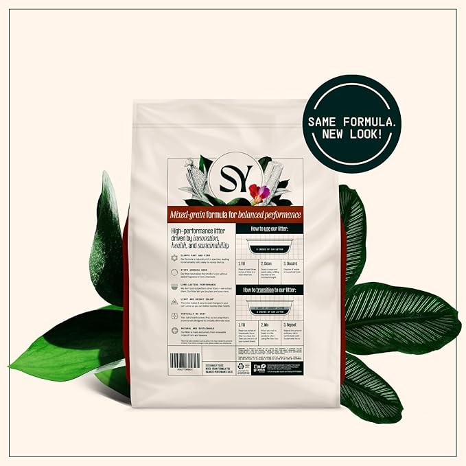 Sustainably Yours Natural Cat Litter - 13lb /5.9 Kgs