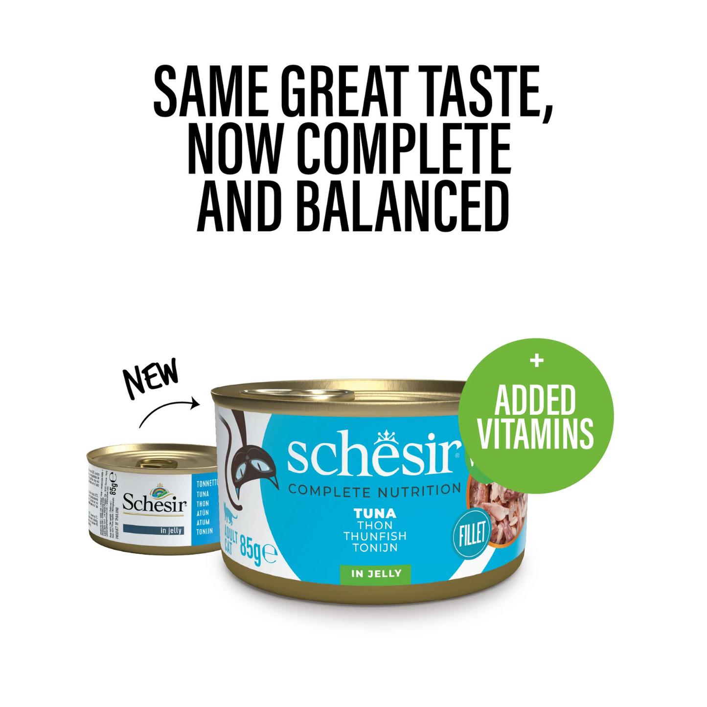 Schesir Cat Food Tuna in Jelly 85g