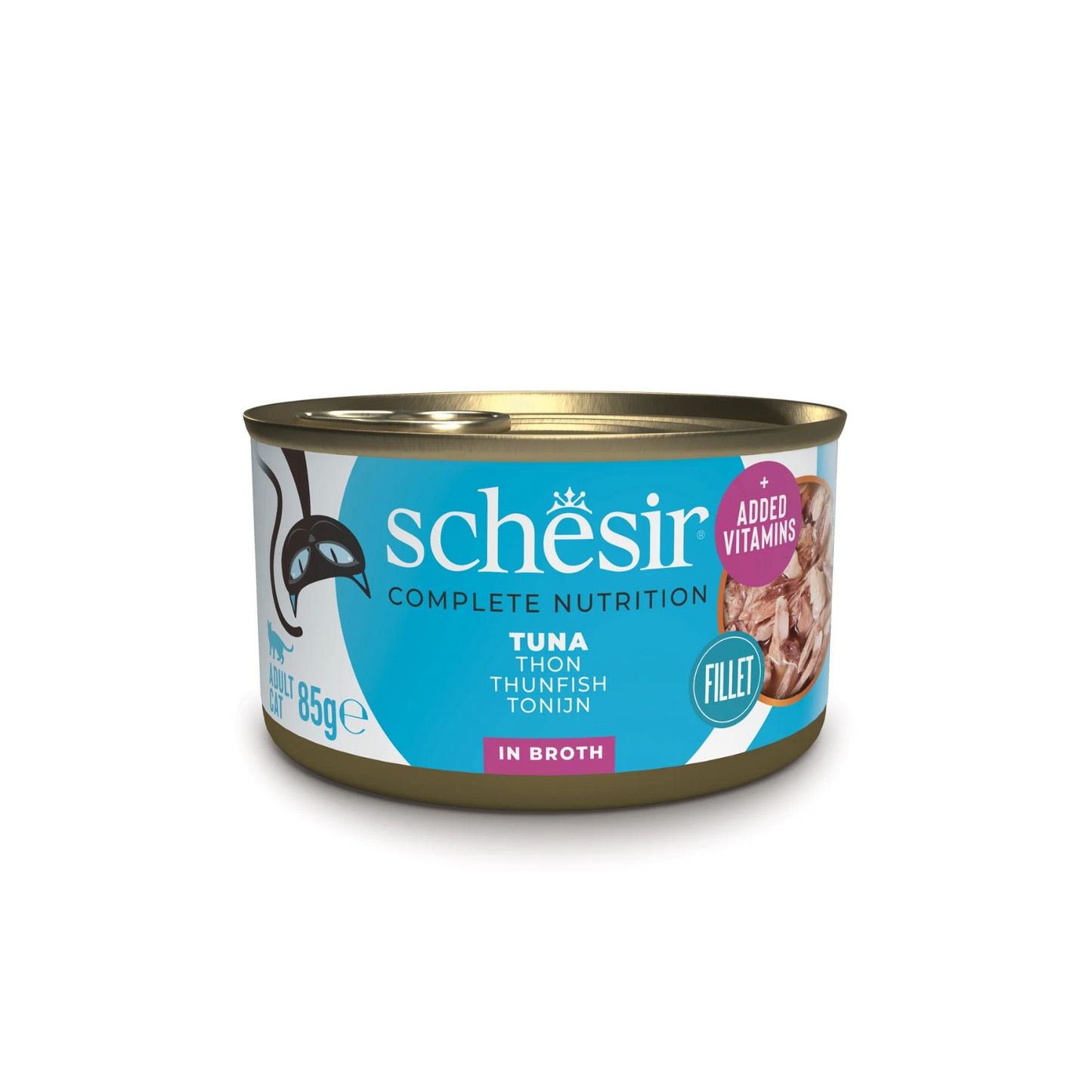 Schesir Cat Food Tuna in cooking Water 85g