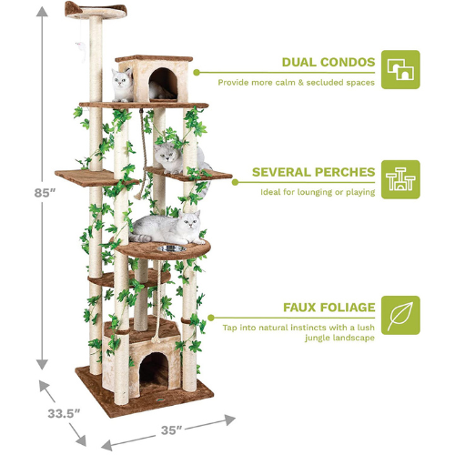 Go Petclub 85″ Forest Cat Tree
