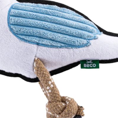 Beco Rough and Tough Seagull Soft Dog Toy