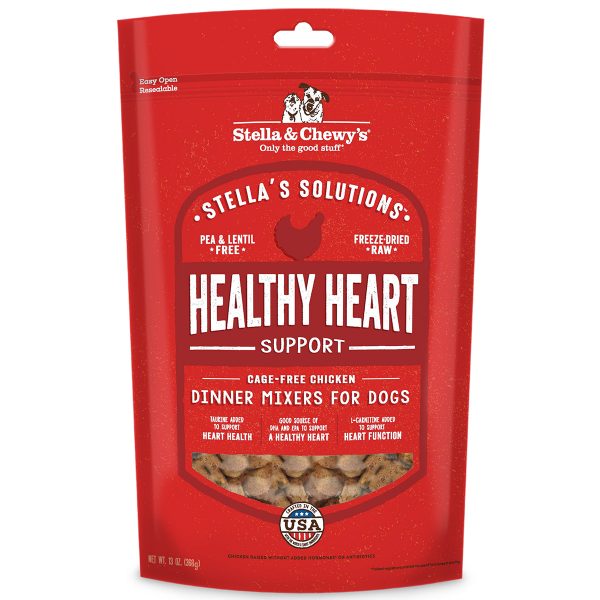 Stella & Chewy's Dog Food Stella’s Solutions Freeze-Dried Chicken Healthy Heart Support 13oz (369g)