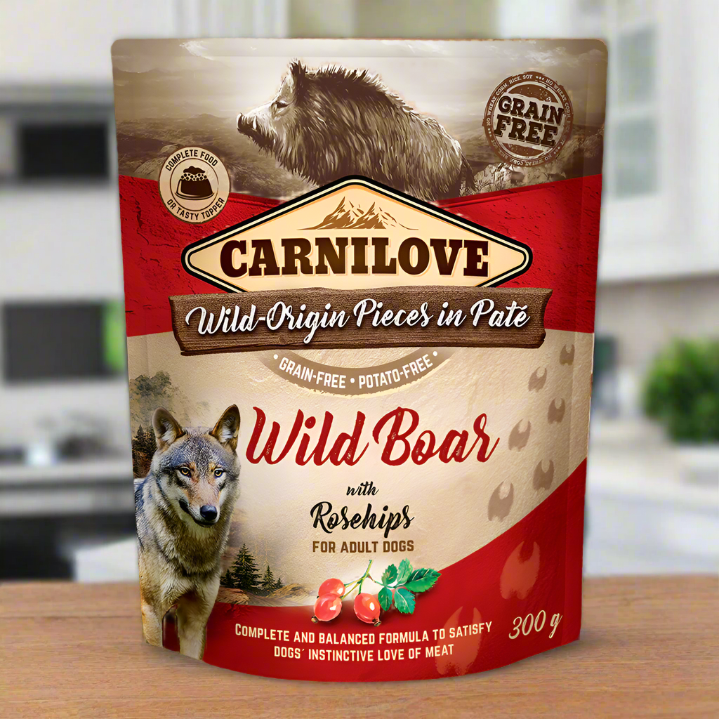Carnilove Wild Boar with Rosehip 300g