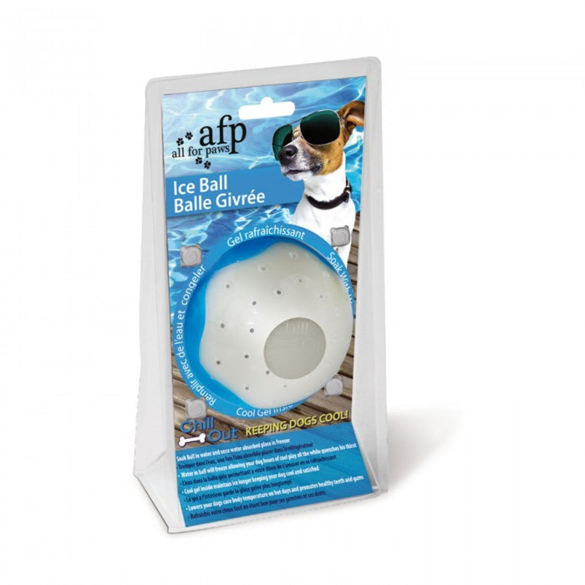 All for Paws Chill Out Ice Ball Cooling Toy for Dogs