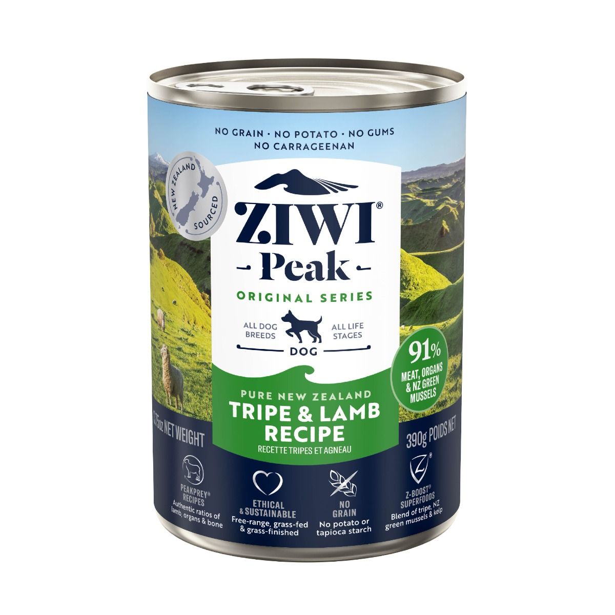 Ziwi Peak Tripe & Lamb Recipe Wet Dog Food