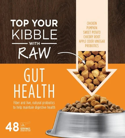 Instinct Raw Boost Mixers Gut Health Freeze Dried Chicken Dog Food Topper