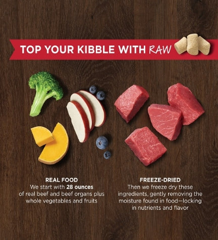 Instinct Raw Boost Mixers Beef Freeze Dried Dog Food Topper