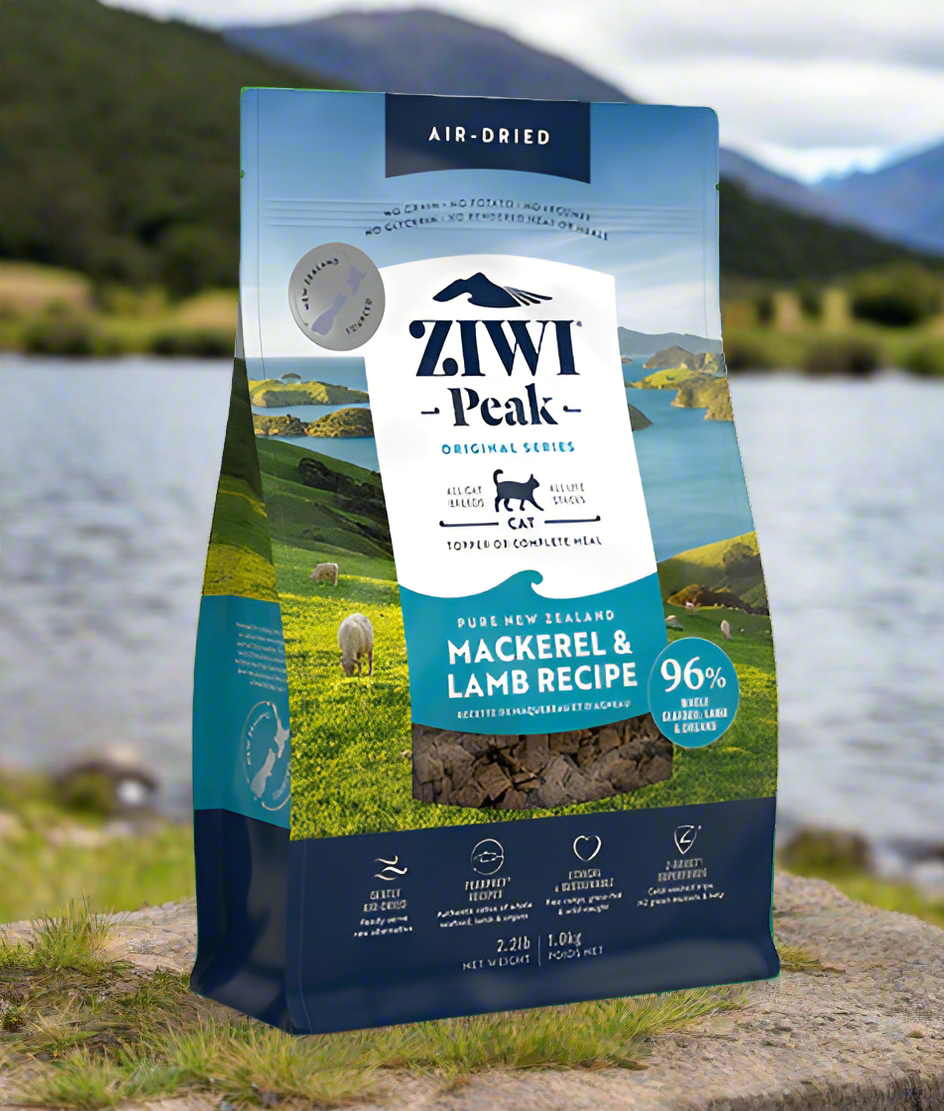 Ziwi Peak Air-Dried Mackerel & Lamb Recipe Dry Cat Food 400g