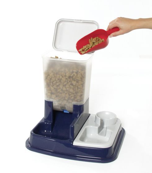 Flamingo Automatic Food & Water Dispenser for Cats and Dogs Duo Max Blue