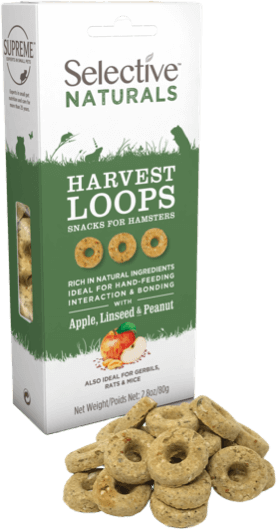 Supreme Selective Naturals Harvest Loops for Hamsters 80g