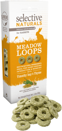 Supreme Selective Naturals Meadow Loops for Rabbits 80g