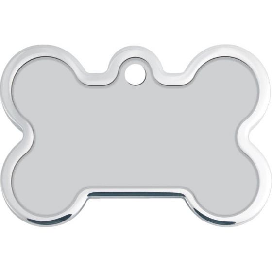 Dog ID Tag - Top Dog Raised Edge Bone