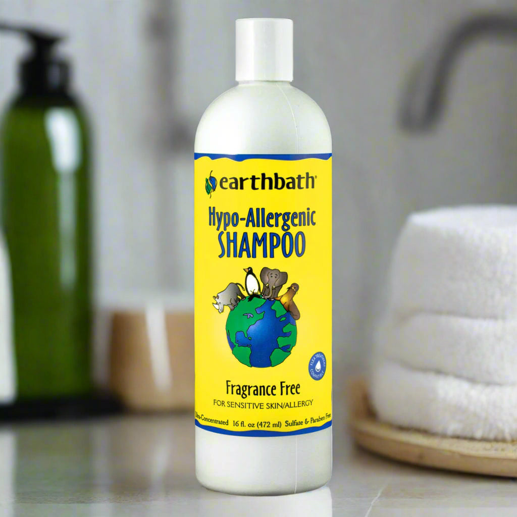 earthbath® Hypo-Allergenic Shampoo for Cats, Fragrance Free