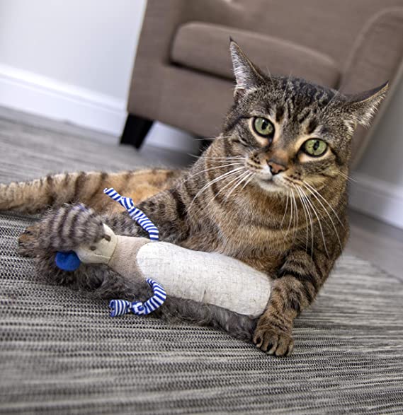 Worldwise Petlinks Safari HappyNip Crinkle Kicker Meercat Cat Toy