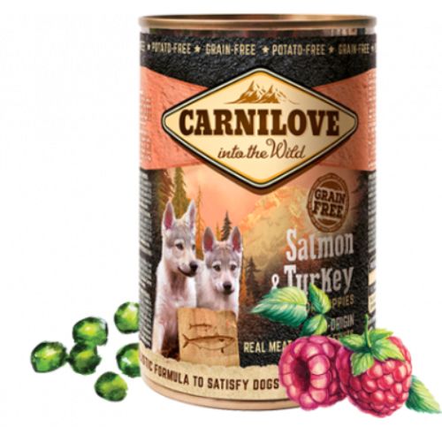 Carnilove Salmon & Turkey Wet Food for Puppies 400g