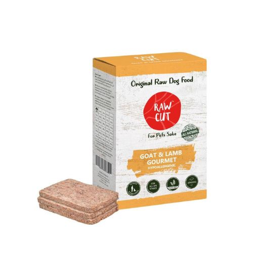 Raw Cut Goat & Lamb Gourmet Raw food for Dogs 10 x 100g