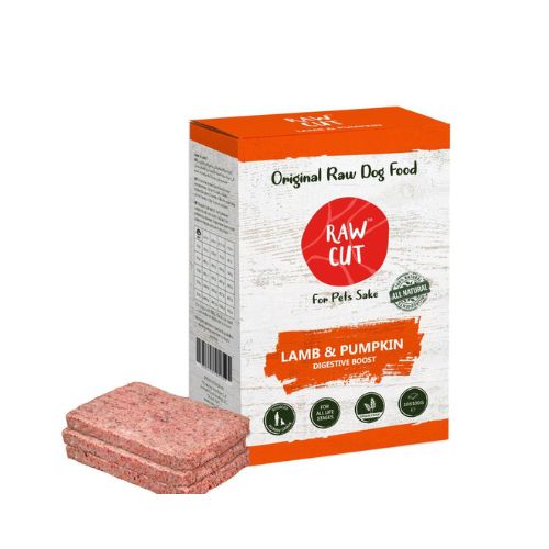 Raw Cut Lamb & Pumpkin Raw food for Dogs 10 x 100g