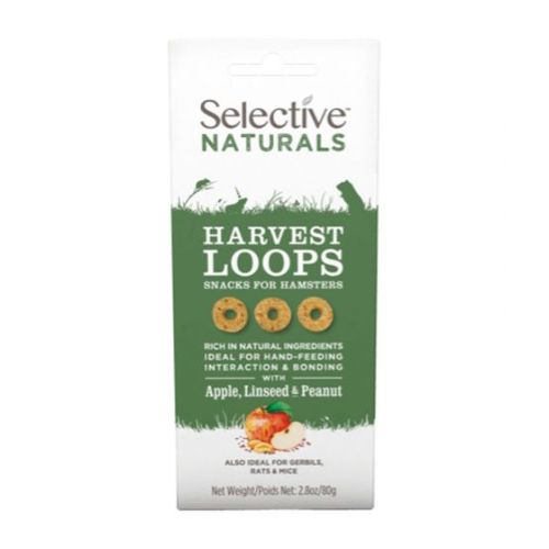 Selective Naturals Harvest Loops for Hamsters 80g