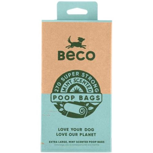 Beco Pets Mint Scented Poo Bags for Dogs 270pcs