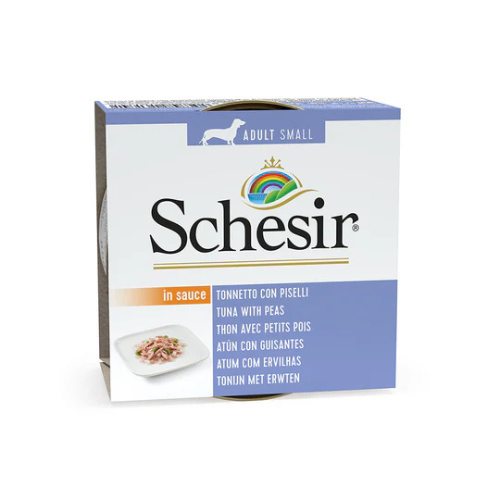 Schesir Dog Food Tuna With Peas in Jelly  85g