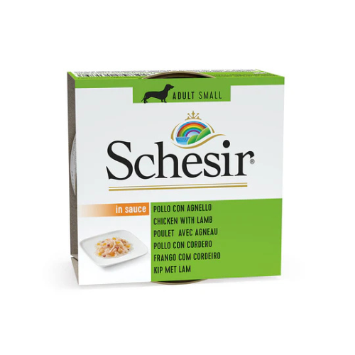Schesir Cat Food Chicken With Lamb in Jelly for Dogs 85g