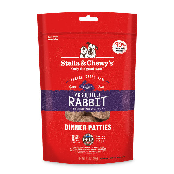 Stella & Chewy's Dog Food Absolutely Rabbit Patties – Purrfect Pet Supplies