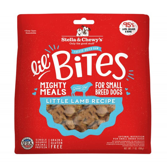 Stella & Chewy's Dog Food Lil’ Bites – Little Lamb Recipe – 7 Oz  (198g)