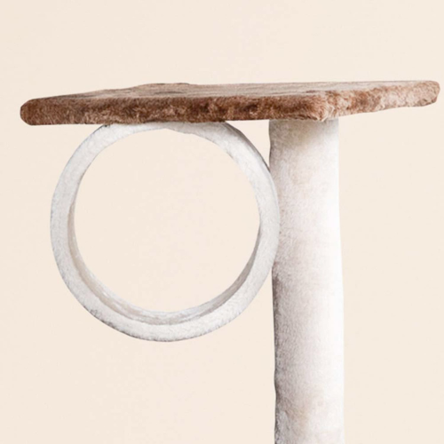 Go Petclub 53″ Kitten Cat Tree Condo with Scratching Board