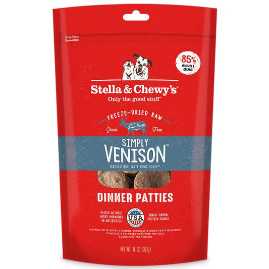 Stella & Chewy's Dog Food Freeze Dried Simply Venison Dinner