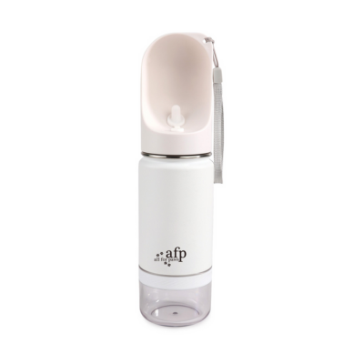 All for Paws 2-in-1 Stainless Drinking Bottle for Dogs 400 ml / 14 oz