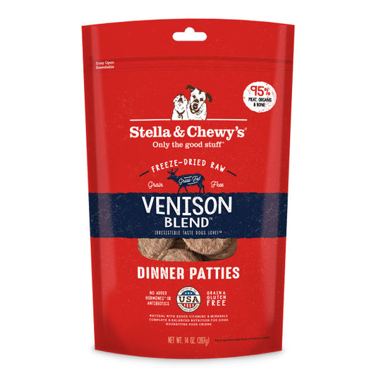 Stella & Chewy's Dog Food Venison Blend Dinner Patties  14oz   (397g)