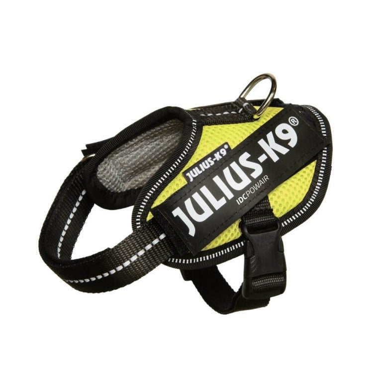 Julius K9 IDC Powair Dog Harness Neon