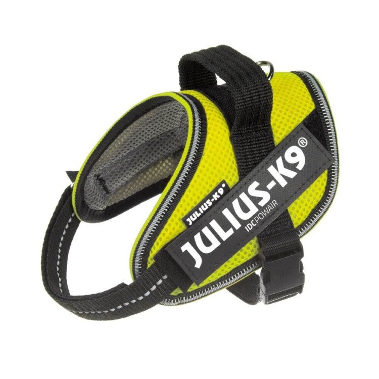 Julius K9 IDC Powair Dog Harness Neon