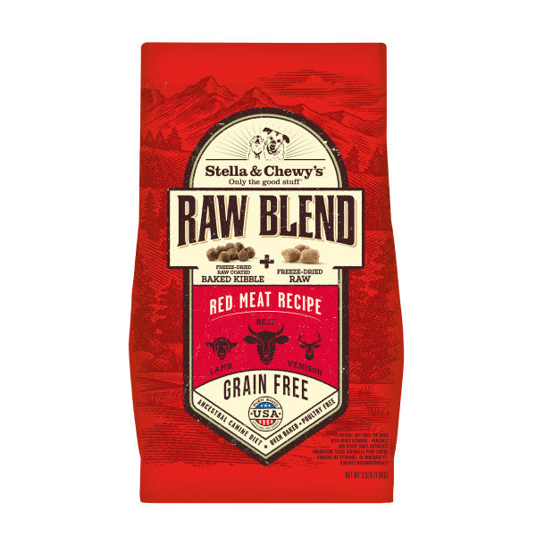 Stella & Chewy's Dog Food Raw Blend Red Meat – Lamb, Beef & Venison Recipe