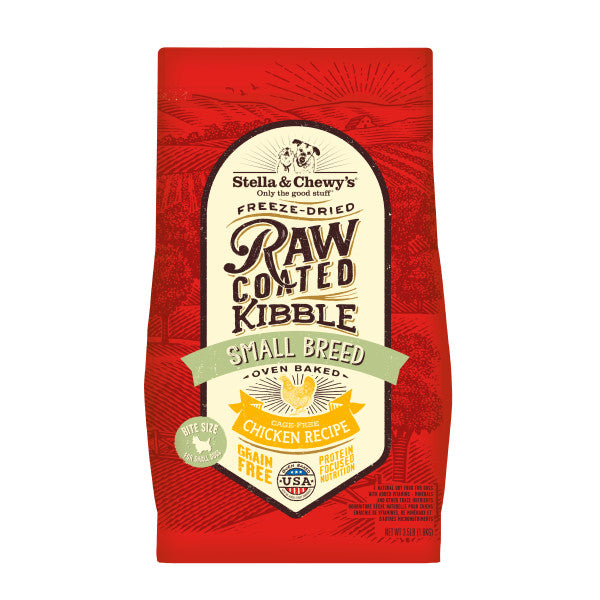Stella & Chewy's Dog Food Raw Coated Small Breed Chicken Recipe