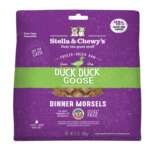 Stella & Chewy's Cat Food Freeze-Dried Duck & Goose