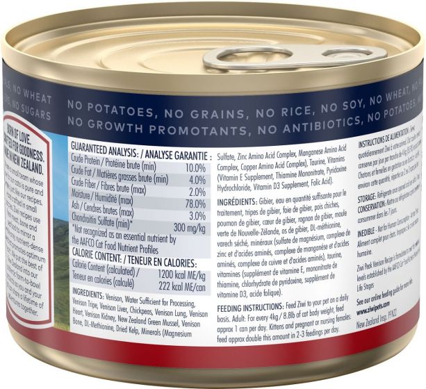 Ziwi Peak Venison Wet Food for Cats