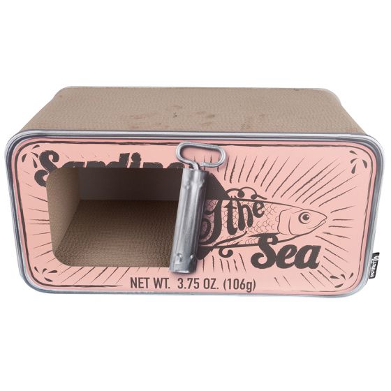 District 70 Sardine 2-in-1 Cat Scratcher & Cave