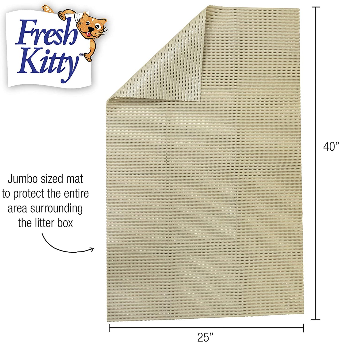 Fresh Kitty Jumbo Foam Litter Mat for Cats