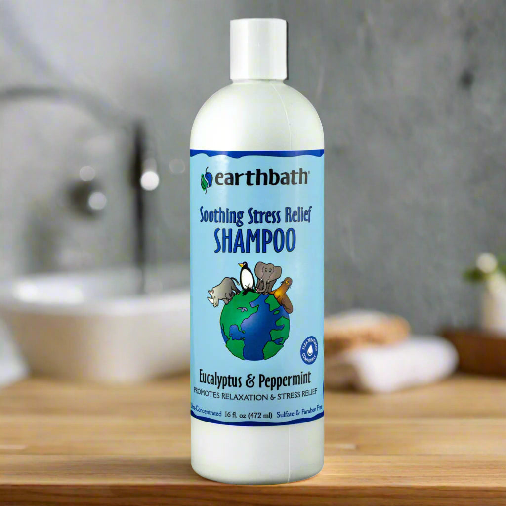 earthbath® Soothing Stress Relief Shampoo, Eucalyptus & Peppermint  472 ml  (16oz)