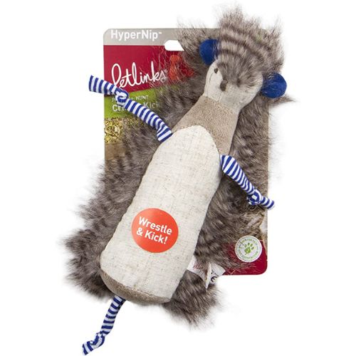 Petlinks Safari HappyNip Crinkle Kicker Meercat Cat Toy