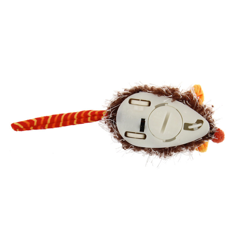 GiGwi Activity Mouse Electronic Cat Toy Orange/Brown